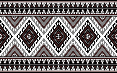 Ethnic pattern seamless art for fabric geometric ethnic pattern seamless, wallpaper, background. Design for fabric print repeat, curtain, carpet ,geometry illustration and decorative.