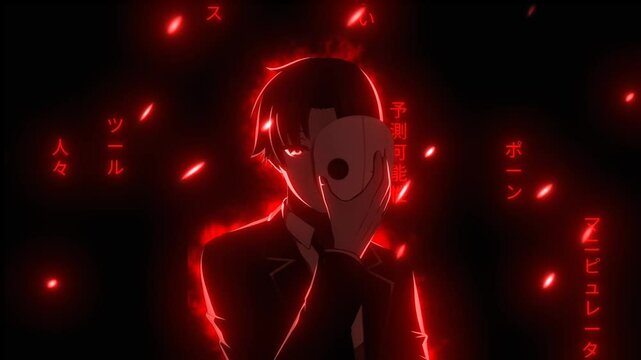 anime guy with a mask in his hand, manipulator, anime wallpaper