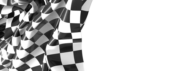 Naklejka premium Checkered flag, race flag background