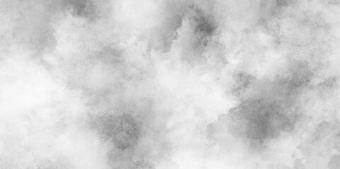 abstract Monochrome smeared gray aquarelle painted paper textured canvas for design. Black grey Sky with white cloud, white fog design with smoke texture overlays.	
