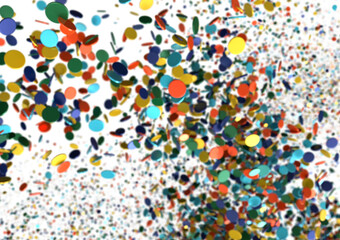 Colorful Circles Abstract Background