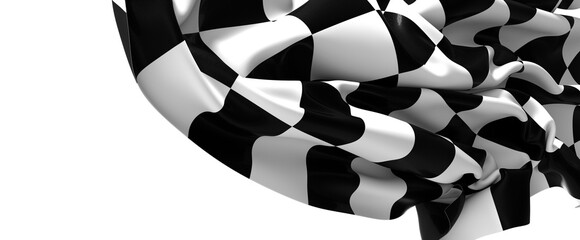 Naklejka premium Checkered flag, race flag background