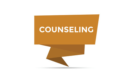 counseling button web banner templates. Vector Illustration 
