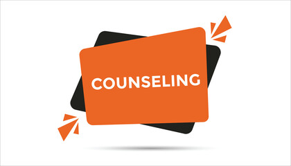 counseling button web banner templates. Vector Illustration 
