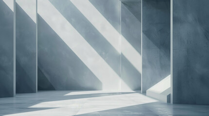 Obraz premium Grey Architecture Background, Generative AI Illustration