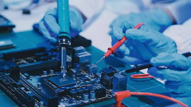 Showcasing expert computer hardware assembly and hard drive installation with precision and advanced technology for IT and electronics enthusiasts.