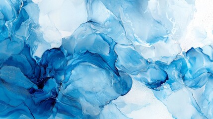 Obraz premium Abstract Blue Fluid Art A Modern Textured Background That Captivates and Inspires Elegance