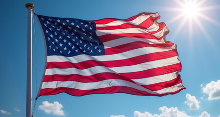 Obraz premium stars and stripes