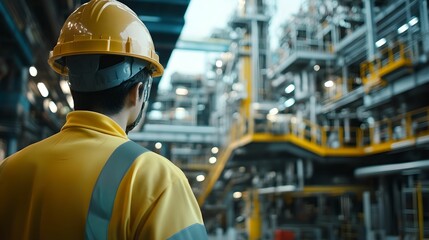 Oil Rig Inspection and Maintenance by Technicians, industrial, safety, environment, work