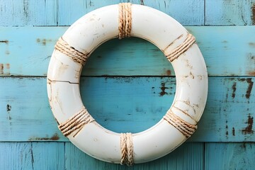 Life Preserver Ring with Dollar Sign, nautical, float, concept, finance