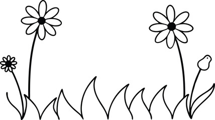 Wild Garden Flower Vector Art Beautiful Illustration for Design
