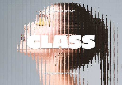 Glass Texture Photo Effect