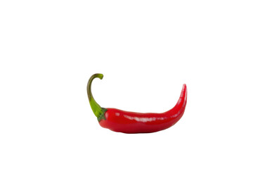 Cayenne Chili Isolated on Clear Transparent Background HD Image for Culinary Photography and Spice Design Projects