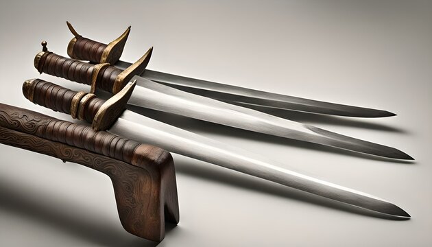 Ancient Thai Weapon, A close-up of &ldquo;Daab Song Mue&rdquo;