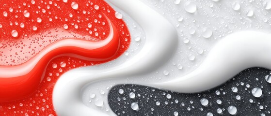 Obraz premium drops of water at image bottom