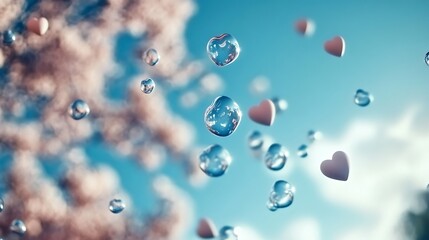 Obraz premium Bold Red Heart Brush Stroke - Expressive Love Art on White Background