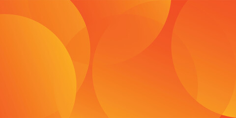 Minimal geometric background. Orange elements with fluid gradient. Dynamic shapes composition