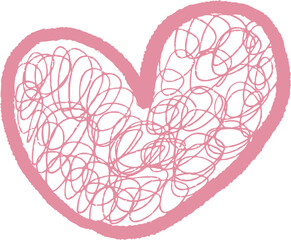 heart doodle illustration