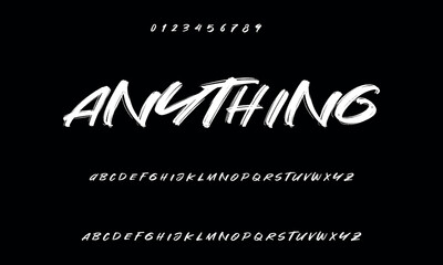 Handwritten Brush Font - Perfect for Invitations