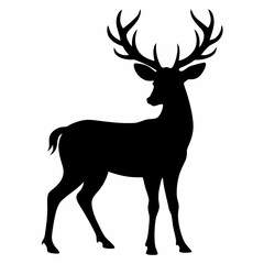 deer silhouette vector