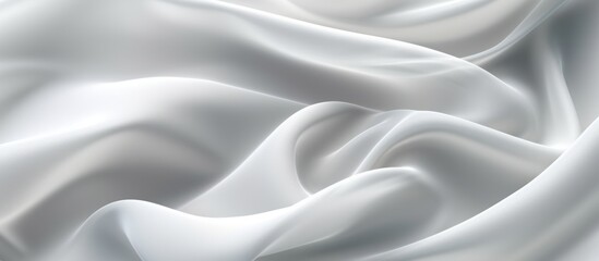 Obraz premium Abstract White Fabric Drapes