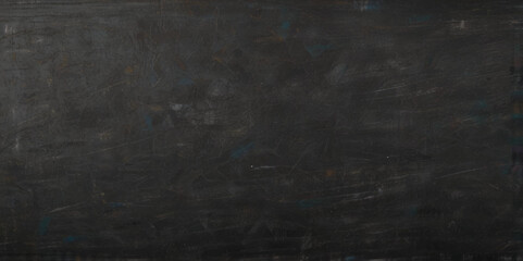 Black board grunge texture background. Abstract chalkboard black background. Education and reading concept background.