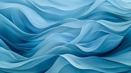 Obraz premium Abstract Waves in Blue Tones for Modern Design