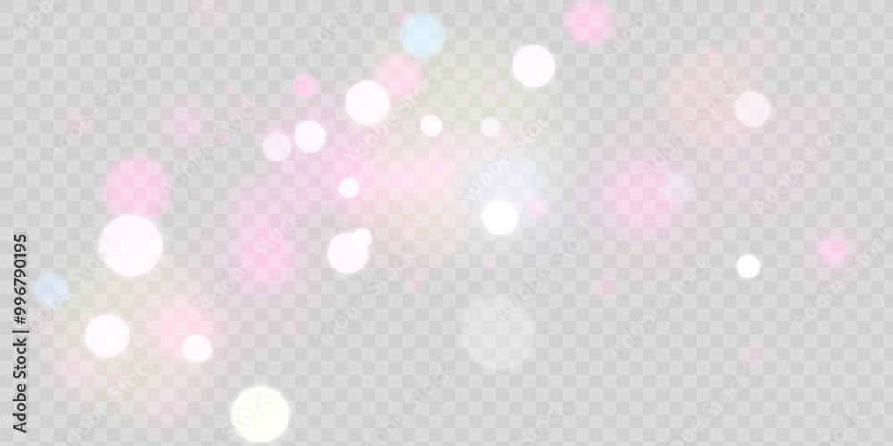 Poster the dust sparks and golden stars shine with special light. vector sparkles on a transparent backgrou