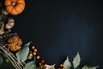 Thanksgiving backdrop vegetable produce pumpkin.