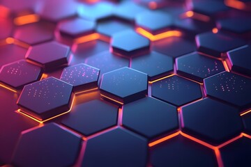 abstract hexagon pattern baclground