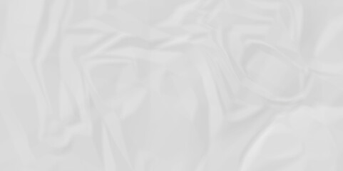 Empty White wrinkly backdrop paper background. panorama grunge wrinkly paper texture background, crumpled pattern texture. paper crumpled texture. white fabric crushed textured crumpled.