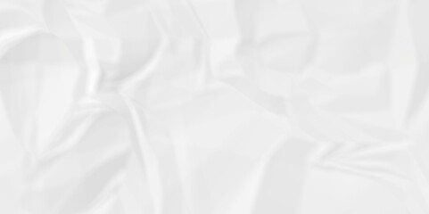 Empty White wrinkly backdrop paper background. panorama grunge wrinkly paper texture background, crumpled pattern texture. paper crumpled texture. white fabric crushed textured crumpled.