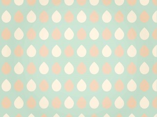 ミントとピンクのポップな雫の背景素材