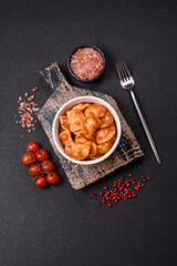 Ravioli with meat or vegetarian with ricotta, salt and spices