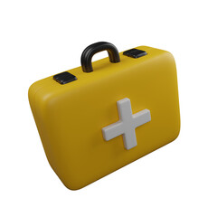 3d render  First Aid Kit  illustration