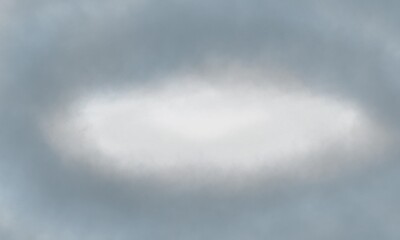 Abstract cloudy mystical gray blue background with free space. Gray smoke, fog, clouds, thunderstorm.