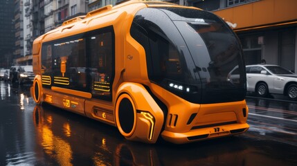 Innovative future concepts  advanced cars, drones, and public transport solutions for tomorrow