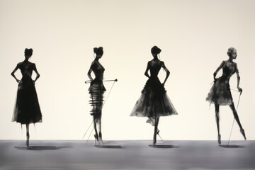 Obraz premium Creating volume and space a simple figure highlighted by its shadow for depth and dimension