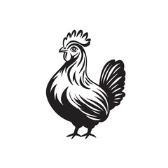 Cock vector icon isolated on white background