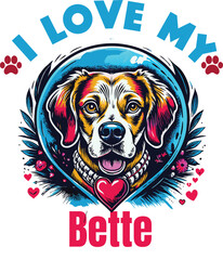 Ernest Is My Cute Cat, Cat name t-shirt Design