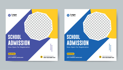 School admission flyer design, kids education leaflet brochure, cover layout School Admission Open Flyer Design Template Vector Education Center poster, a bundle of Kids Education Flyer Template.