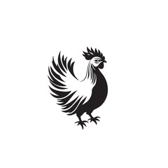 Cock vector icon isolated on white background