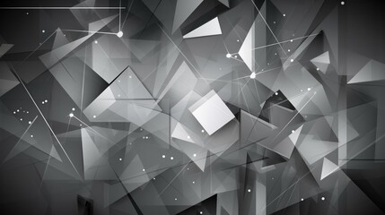 An Exploration of Abstract Geometric Shapes Combined with Various Light Effects and Dynamics