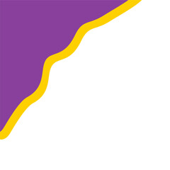 Gold Purple Border Corner Certificate