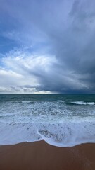 storm coast atlantic ocean Portugal