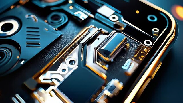 スマートフォンを分解した技術イメージ