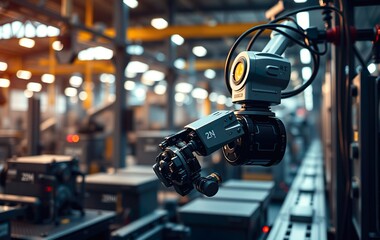 Fototapeta premium A detailed insight into the world of media and broadcasting, showcasing the essential role of professional camera equipment and video technology in film and television production, highlighting the wor