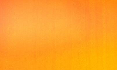 Plain orange textured background with gradient, Full frame Wide angle banner for social media, flyers, ebooks, posters, online web Ads, brochures and various design works