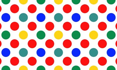 Seamless black polka dot on white background. Dots pattern. Polka dot seamless pattern. Black and white polka dots on seamless background