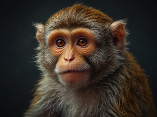 Charming Monkey Illustration